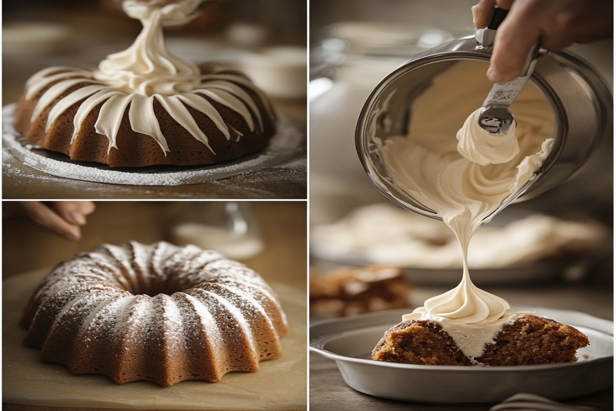 Perfectly baked Nothing Bundt Cake with cream cheese frosting, highlighting what is so special about Nothing Bundt Cakes