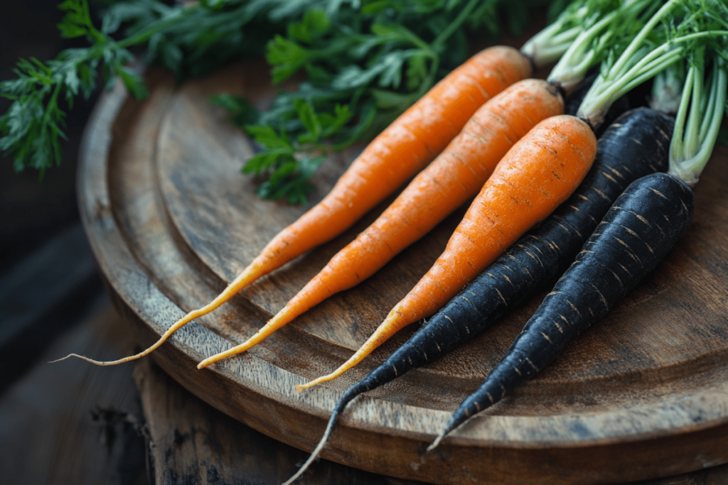 carrots vs black carrots Black carrot vs orange carrot Health