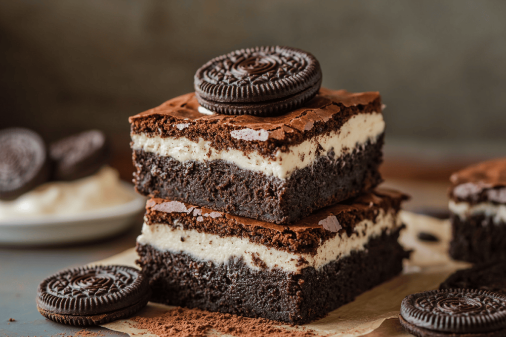 Oreo brownie recipe Oreo cookie brownies