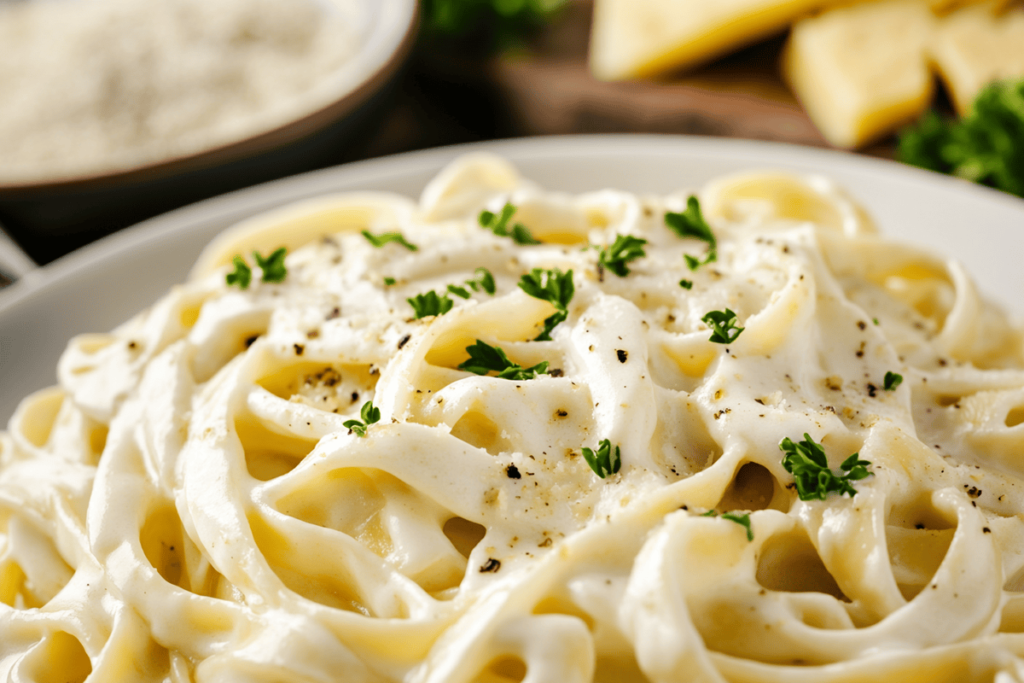 pasta flavor Ingredients to make Alfredo pasta