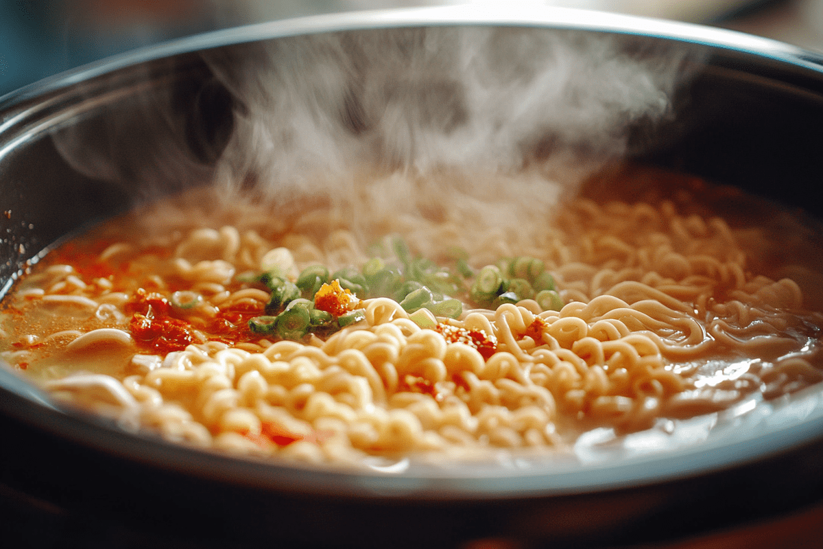 Cook noodles in a slow cooker Uncooked pasta in crock